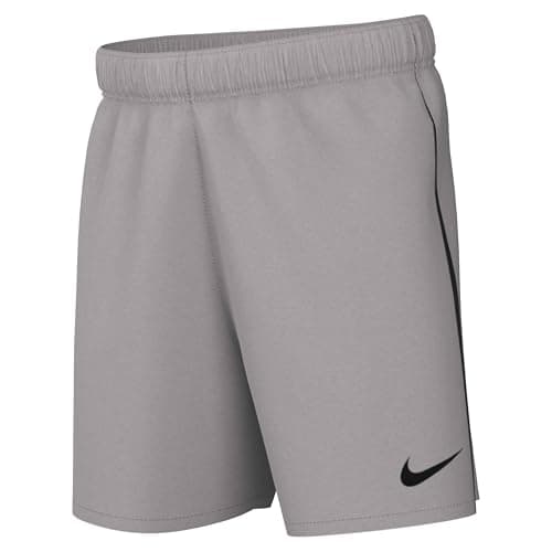 Image of NIKE DR0968-052 Y NK DF LGE Knit III Short K Shorts Unisex Pewter Grey/Black/Black Size M