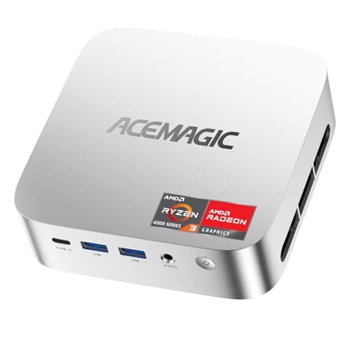 Image of ACEMAGICIAN Kron Mini K1 Mini PC, AMD Ryzen 4300U (4C/4T, Fino a 3.7GHz),Win 11 Pro Mini Computer 16GB DDR4 RAM 1TB M.2 2280 SSD,AMD Radeon Graphics 1400MHz, BT5.2/WIFI 6 for Business