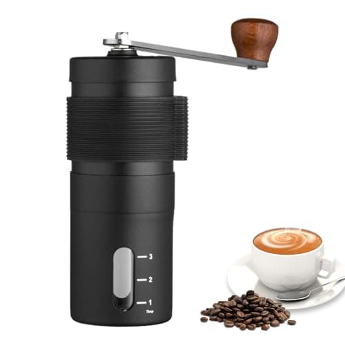 Image of Manual Coffee Grinder - Adjustable Manual Coffee Grinder, Portable Coffee Grinder, Removable Portable Coffee Maker | Compact Travel Beer Brewing Tool for Adventurous
