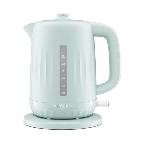 Image of Kenwood Ripple Kettle ZJP06.000BL, Electric Kettle with 360° Swivel Base, Water Level Indicator, Cord Storage, Boil-Dry Protection, removable Filter, Capacity 1.5L, 3000W, Eggshell Blue