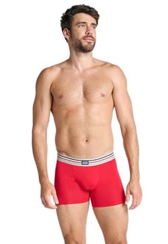 Image of Jockey Men's Cotton Stretch Boxer Trunk - 3 Pack, Stone Grey Melange, 2XL