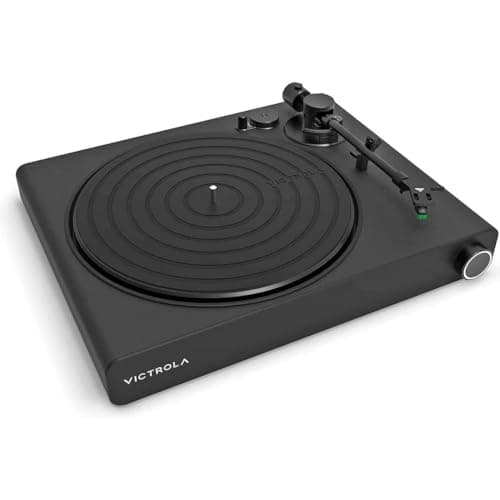 Image of Victrola Stream Onyx – Wi-Fi Streaming Turntable with Bluetooth: UPnP Wi-Fi Streaming, Roon Ready Relay, 2-speed Turntable with Premium Moving Magnet Cartridge and Aluminium Tonearm (Black)