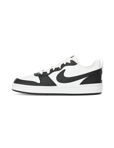 Image of Nike Kids Court Borough Low Recraft (Ps) Shoes, White/Black, 2