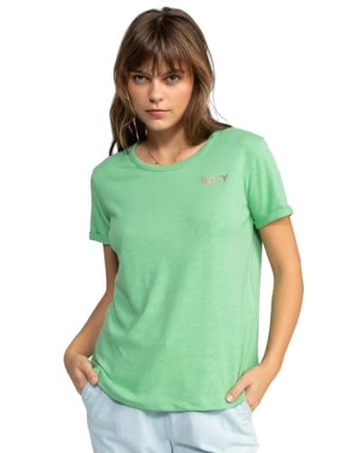 Image of Roxy Short-Sleeved T-Shirt SATURDAZE SS TEE Young Womens Green M