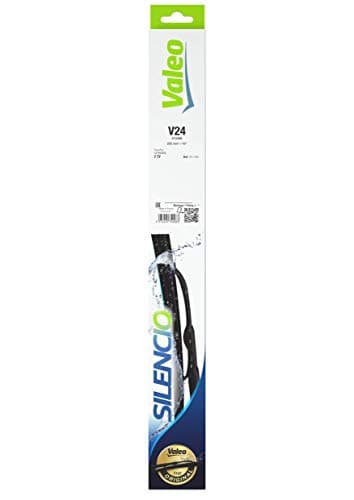Image of VALEO Silencio Wiper - V24 - All-Seasons Durable and Resistant Windshield Conventional Wiper Blade 255mm - 1 Wiper Blade - 574098