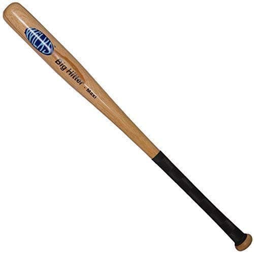 Image of New Aresson Big Hitter Maxi 34" Hardwood Non-Slip Rubber Grip Softball Bat