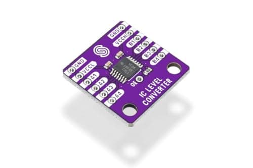 Image of Soldered Bi-directional 4-Channel Logic Level Converter, TXB0104 Breakout Board, Made in EU, 333017