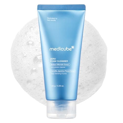 Image of medicube Zero Foam Cleanser for Sensitive Skin - Sebum Control, Moisture Balance, and Pore Minimization | Korean Skincare 120g