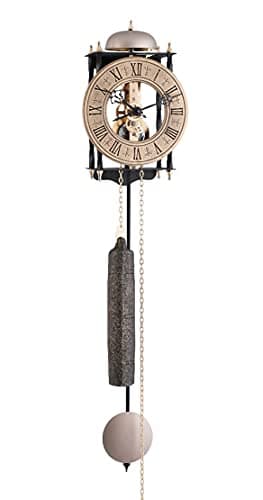 Image of Hermle 70504-000701 Antique Style Wall Clock with Skeleton Movement and Strikes on the Hour