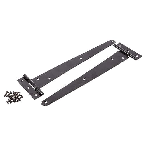 Image of Blackspur BB-BH184 Pair of Heavy Duty T-Hinges - Black