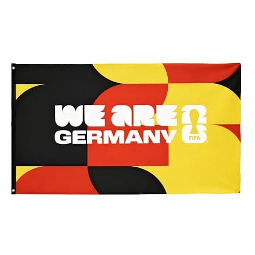 Image of Hy-Pro Officially Licensed FIFA World Cup 2026 5ft x 3ft Germany Flag – National Team Supporter Banner – Vibrant Colours for Home, Garden & Match Day Celebrations