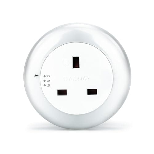 Image of Status Dusk to Dawn Sensor Light | LED Auto Night Light Plug Through | Baby, Kids | Multi Colour UK Plug | Pink, Blue, White | SLEDCCPTNL1PK3
