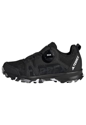 Image of adidas Unisex Kids Terrex Agravic BOA Trail Running Shoes, Core Black/Cloud White/Grey Three, 5.5 UK