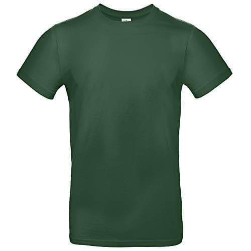 Image of B&C Men's #E190 Tee, Bottle Green, M. TU03T