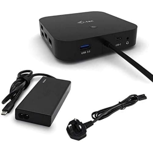 Image of i-tec USB-C Docking Station 2x4K with 65W Power Delivery - 2x DisplayPort 1x USB-C 3x USB 3.0 2x USB 2.0 1x GLAN 1x Audio/Mic