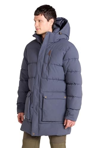Image of Mountain Warehouse Digby Mens Long Padded Parka Navy 3XL