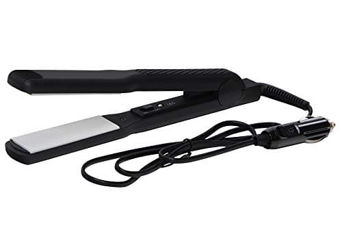 Image of Streetwize SWHS Heated Hair Straightener - 12 V - Portable Hair Styling Tool with LED Light, Car Cigarette Plug Connector. Hair Grooming Appliances