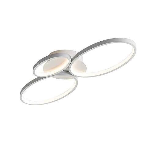 Image of Schuller Integrated LED 3 Light Flush Ceiling Light White