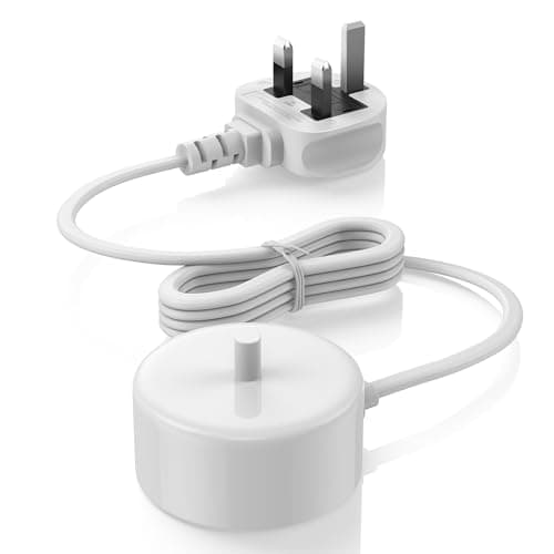 Image of Charger Replacement Power Adapter Type HX6100 Compatible with Philips Sonicare HX3000 HX6000 HX8000 Electric Toothbrush Protectiveclean Series, Flexcare Serie Charging Base Waterproof IP67 UK Plug