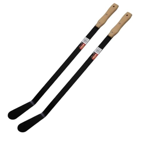 Image of Heavy Duty 800mm Weed Slasher with Steel Blade – Traditional Manual Sickle Tool for Clearing Dense Grass, Undergrowth, Brambles, Garden, Farm & Landscaping Use (Pack of 1/2 / 3) (PACK OF 2)