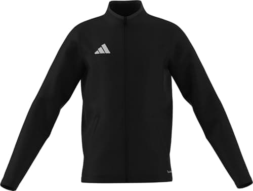 Image of adidas Unisex Kids Entrada26 Track Jacket Kids, black/white, 11-12 Years