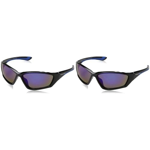 Image of Eyelevel Men's Bullet Sports Sunglasses, Black (Black/Blue), One size