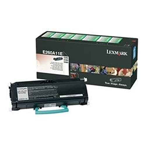 Image of Lexmark Black Toner Cartridge for Lexmark E260, E360, E460 Laser Printers (2500 Pages, Includes Toner Cartridge and Drum Unit)