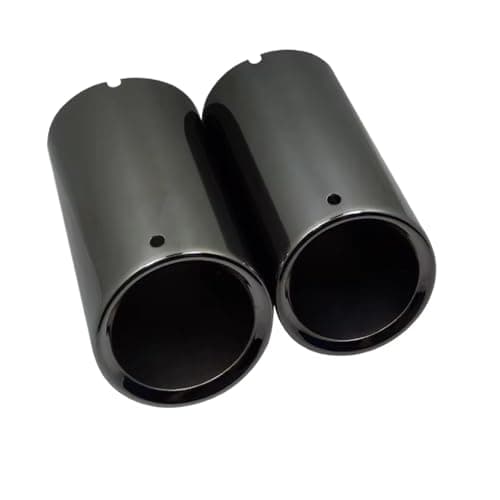 Image of Car Exhaust Pipes For VW For CC 2012 2013 2014 2015 Car Exhaust Muffler Tip(2PC titanium black)
