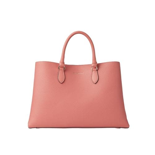 Image of Fiorelli Women's Emery Large Satchel Bag, Stylish Handbag with Grab Handles & Crossbody Strap, Camelia Pink Faux Leather