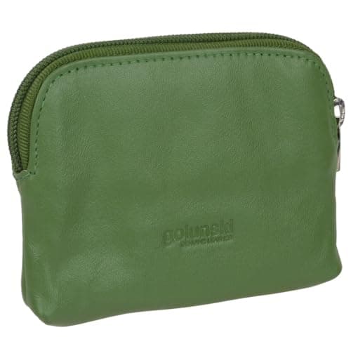 Image of Golunski Ladies Super Soft Leather Coin Purse - Pea Green