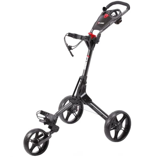 Image of Cube 3.0 3 Wheeled Golf Trolley Charcoal/Black