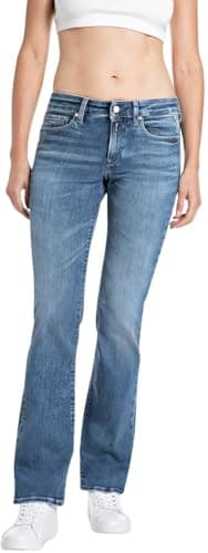 Image of Replay Women's Wlh689 Jeans, 009 Medium Blue, 30W x 32L