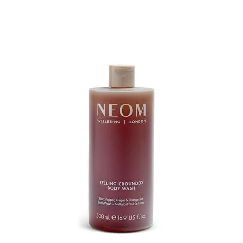 Image of NEOM Feeling Grounded Body Wash, 500ml I Black Pepper, Ginger & Orange Leaf I 100% Natural fragrances and Essential Oils I Gently Cleanse and Nourish Skin