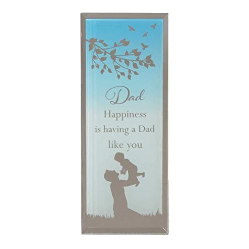 Image of Reflections of the Heart Mirror Glass Standing Plaque Gift – Dad