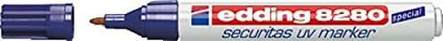 Image of Edding 8280 securitas uv marker - colourless - 1 pen - round nib 1.5-3 mm
