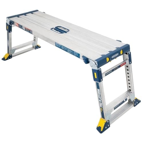 Image of Werner 79023 Adjustable Pro Work Platform Work & Access, Silver, One Size