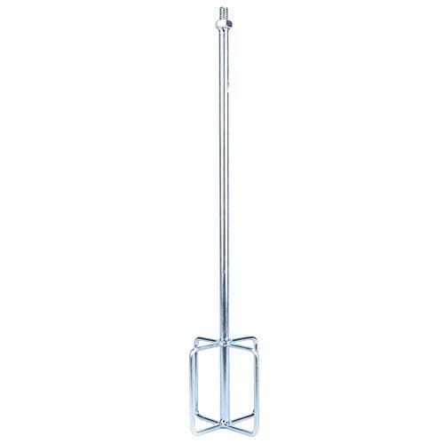 Image of Toolty Gypsum Mixing Paddle 130 x 600mm - M14 Thread - Galvanized Mixer Whisk Stirrer - Positive - for Plaster, Gypsum, Finishing Coat, DIY - TLTY-1576P