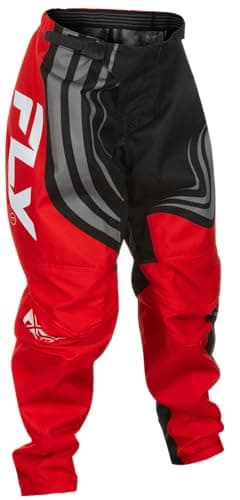 Image of Fly Racing Youth F-16 Pants (Black/Red/White, US 22)
