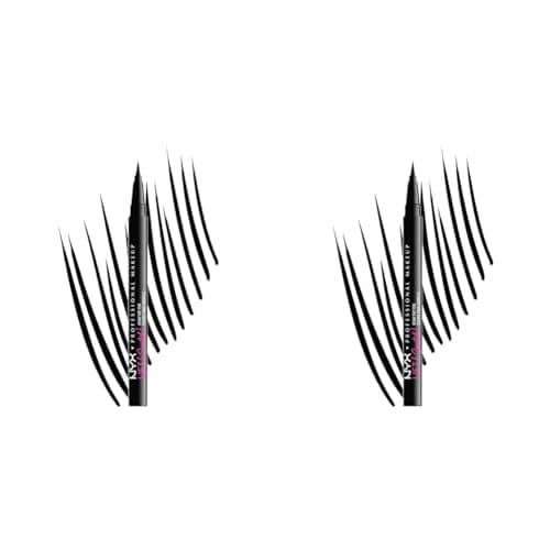 Image of NYX Professional Makeup Lift And Snatch Brow Tint Pen, Smudge-proof, Transfer-proof, Black (Pack of 2)