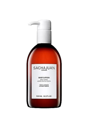 Image of SACHAJUAN Body Lotion Fresh Lavender 500ml, Sweet Scent of Lavender, Vanilla, Musk and Tonka Bean. Softens and Hydrates The Skin, Preventing Dryness.