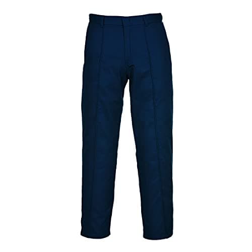 Image of Portwest Mayo Plain Work Trousers Durable Pants Security Guard Workwear S885[36''] [Reg 31''] [Navy]