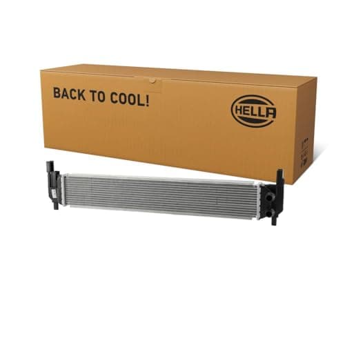 Image of HELLA 8MK 366 302-111 Radiator, engine cooling - Brazed cooling fins - Aluminium/Plastic - without gasket/seal - without expansion tank