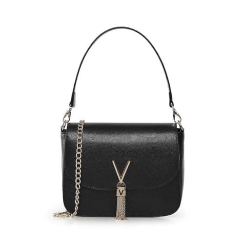 Image of Valentino Women 1r4-divina Handbag, Black/Gold, ÚNICA