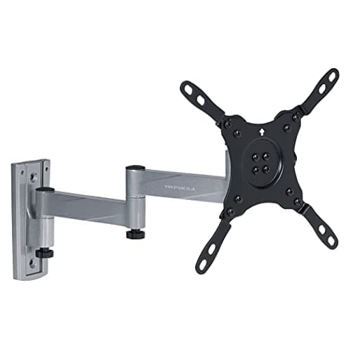Image of ProperAV Swing Arm TV Bracket with Lockable Arm Position for 13" 15" 17" 19" 22" 23" 24" 28" 32" 37" 40" 42" 43" for Home, Office, Kids Playroom, Motorhome, Caravan, RV and Boat VESA Max 200x200