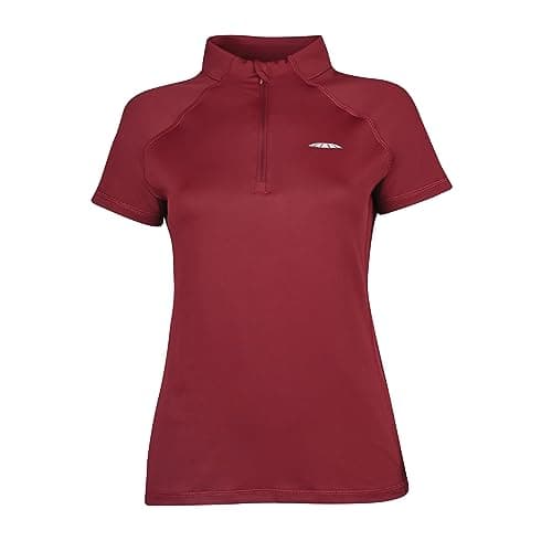 Image of WeatherBeeta Prime Short Sleeve Top, Maroon, Ladies Large