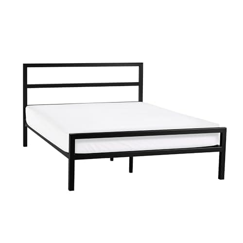 Image of Julian Bowen Soto Metal Bed 120Cm - Satin Black