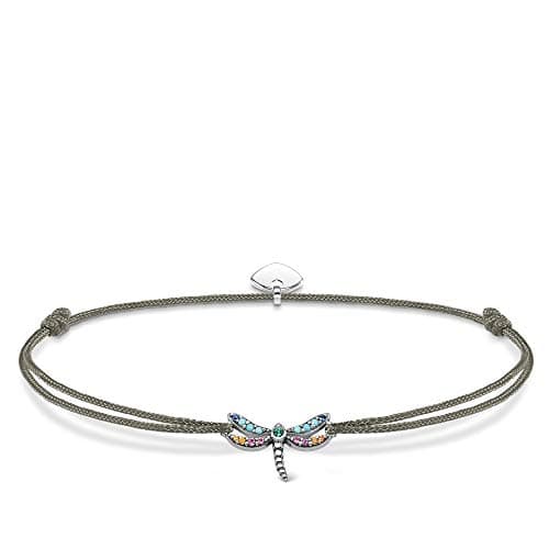 Image of Thomas Sabo Women Bracelet Little Secret colourful Dragonfly 925 Sterling Silver LS073-298-7-L20v