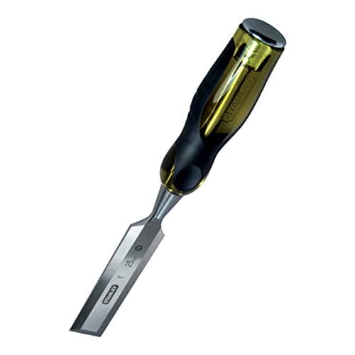 Image of STANLEY FATMAX 10mm Thru Tang Chisel with Bevel Edge and Strike Cap, 0-16-253