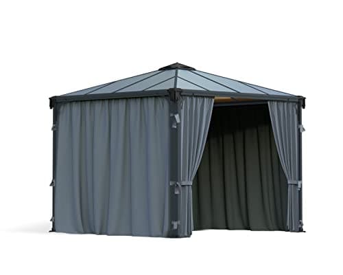 Image of Palram Canopia PALERMO/MILANO/MARTINIQUE 3000/3500 / 3600 Gazebo Curtain Set