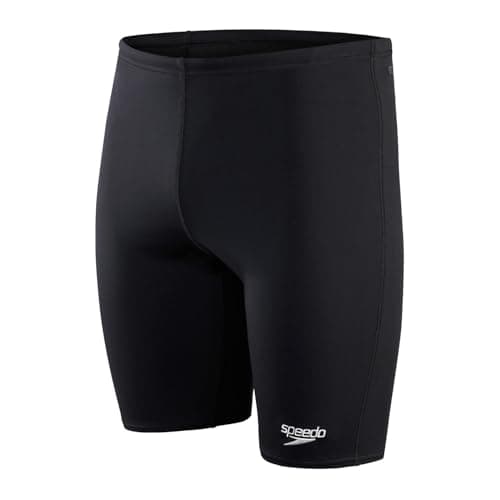 Image of Speedo Men's Eco Endurance + Jammer Swimming Trunks | Chlorine Resistance | Recycled Fabric | Comfort Fit | Swim Training | Fitness Swimwear Black